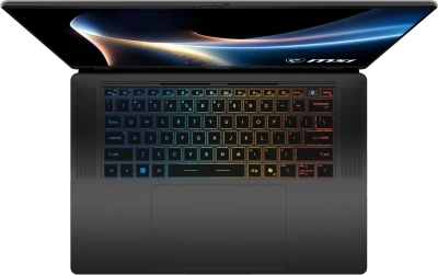 Ноутбук MSI Stealth 16 AI+ B3WI-012RU Core Ultra 9 386H 32Gb SSD1Tb NVIDIA GeForce RTX5080 16Gb 16" OLED QHD+ (2560x1600) Windows 11 Home black WiFi BT Cam (9S7-263111-012)