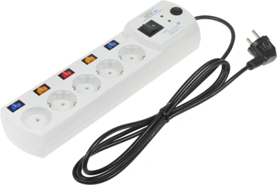 Сетевой фильтр Most EHV 2м (5 розеток) белый (коробка)