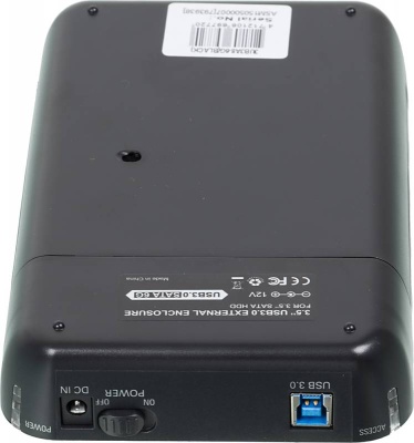 Внешний корпус для HDD AgeStar 3UB3A8-6G SATA II пластик черный 3.5"