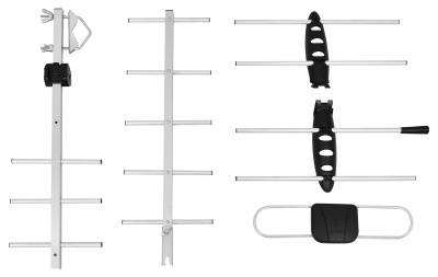 Антенна телевизионная Hyundai H-TAE260 13дБ пассивная серебристый