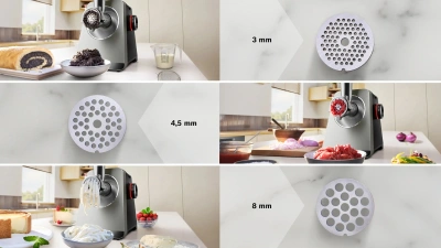 Мясорубка Bosch Series 8 MFWS820M 2500Вт черный