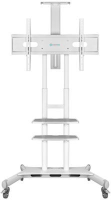 Подставка для телевизора Onkron TS1881 белый 50"-86" макс.105.9кг напольный мобильный