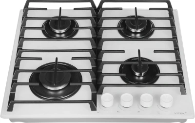 Газовая варочная поверхность Vitek VGH 6420 WG стекло белое