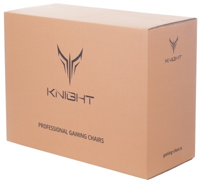 Кресло игровое Knight N1 Fabric черный Light-20 с подголов. крестов. металл