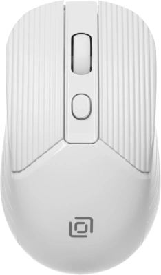 Мышь Оклик 509MW white белый оптическая 1600dpi беспров. USB для ноутбука 4but (1885186)
