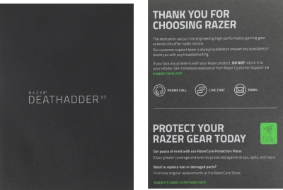 Мышь Razer DeathAdder V3 черный оптическая 30000dpi USB 6but (RZ01-04640100-R3M1)