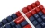 Клавиатура A4Tech S98 Sports механическая синий/белый USB for gamer LED (S98 SPORTS NAVY BLMS RED PLUS) кабель 1.8м