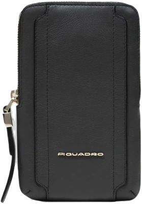 Сумка для телефона Piquadro Circle AC6835W92R/N черная натур.кожа