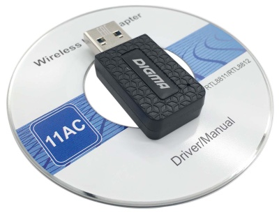 Сетевой адаптер Wi-Fi Digma DWA-AC1300C AC1300 USB 3.0 (ант.внутр.) 1ант.