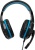 Наушники с микрофоном Оклик HS-L400G ZEUS черный/синий 2.2м мониторные оголовье (359480)