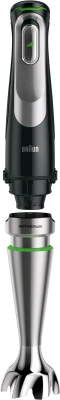 Блендер погружной Braun MQ9135XI 1200Вт черный/серебристый