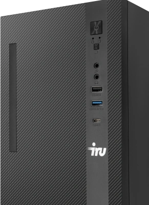 ПК IRU 520SC MT Ryzen 7 7700 (3.8) 16Gb SSD512Gb RGr Windows 11 Pro 2.5xGbitEth 400W черный (2140130)
