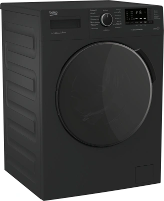 Стиральная машина Beko WSPE7612A класс: A загр.фронтальная макс.:7кг антрацит инвертор