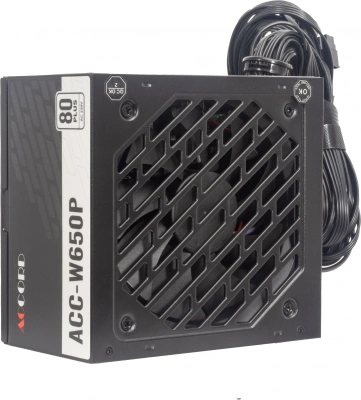 Блок питания Accord ATX 650W ACC-W650P 80+ white (20+4pin) APFC 120mm fan 6xSATA RTL