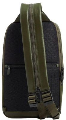 Рюкзак слинг Piquadro Russel CA6764W137/VE2 хаки натур.кожа