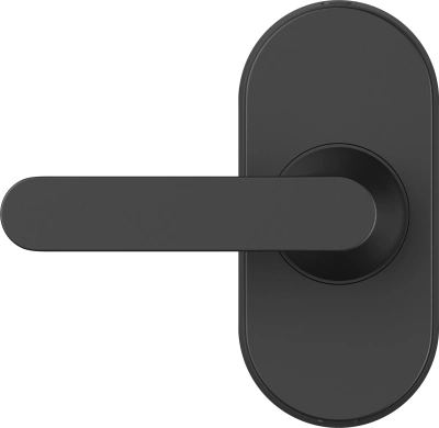 Умный замок Aqara Smart Door Lock U300 накладной разбл.отпеч.паль./код/пар/NFC/прил/мех.кл черный (DL-D02D_BL)