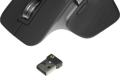 Мышь Logitech MX Master 3S графитовый оптическая 8000dpi беспров. BT/Radio USB 5but (910-006565)