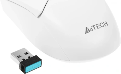 Мышь A4Tech Fstyler FB12 белый оптическая 1200dpi беспров. BT/Radio USB 3but (FB12 WHITE)