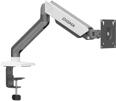 Кронштейн для мониторов ЖК Digma D-MM101 серый 17"-32" макс.9кг крепление к столешнице поворот и наклон