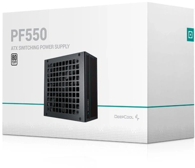 Блок питания Deepcool ATX 550W PF550 80+ white (20+4pin) APFC 120mm fan 6xSATA RTL