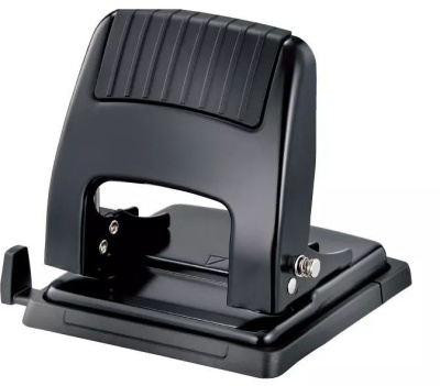 Дырокол Kw-Trio 09665BLACK макс.:30лист. металл черный отв.:2 с линейкой