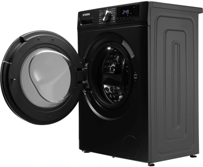 Стиральная машина Hyundai WFD8401 класс: B загр.фронтальная макс.:8кг (с сушкой) темно-серый инвертор