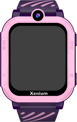 Смарт-часы Xenium W600 1.83" AMOLED корп.розовый рем.фиолетовый (CTW600PK/00)