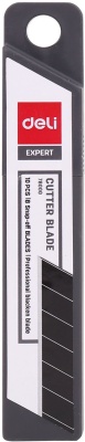 Лезвия Deli E78000 Expert шир.лез.18мм сталь (упак.:10шт) пласт.кор.