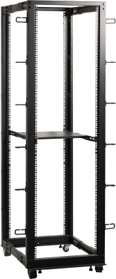 Полка выдвижная Lanmaster TWT-RACK2-S4-ADJ/45 1U нагр.:45кг. 19" черный