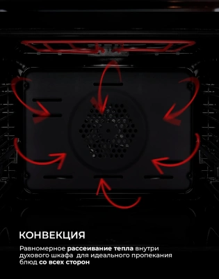 Духовой шкаф Электрический Lex EDP 671 IX MAX нержавеющая сталь