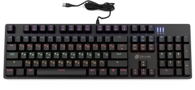 Клавиатура Оклик 990 G2 механическая черный USB Multimedia for gamer LED (1875240) кабель 1.8м