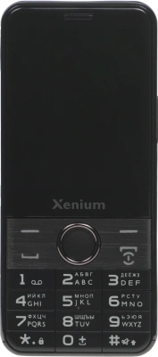 Мобильный телефон Xenium X800 черный моноблок 2Sim 2.8" 240x320 Spreadtrum ThreadX RTOS 0.3Mpix GSM900/1800 MP3 FM microSD max32Gb