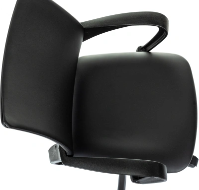 Кресло Бюрократ CH-695NLT черный экокожа крестов. пластик