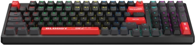 Клавиатура A4Tech S98 механическая красный/красный USB for gamer LED (S98 RED) кабель 1.8м