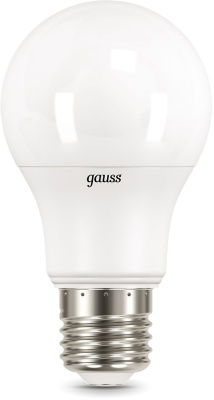 Лампа светодиодная Gauss 7Вт цок.:E27 шар 220B св.свеч.бел.нейт. A60 (упак.:10шт) (102502207)