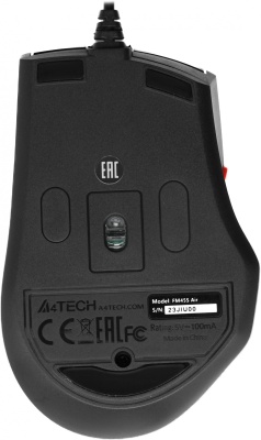 Мышь A4Tech Fstyler FM45S Air красный/черный оптическая 2400dpi silent USB 7but (FM45S AIR USB (SPORTS RED))