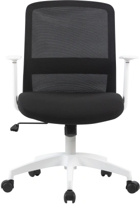 Кресло Cactus CS-WMC333-BK черный сиденье черный сетка/ткань низк.спин. крестов. пластик пластик белый
