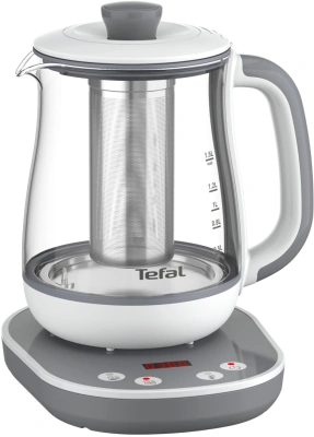 Чайник электрический Tefal BJ551B10 1.5л. 1430Вт белый корпус: стекло/пластик (7211004581)