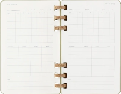 Еженедельник Moleskine ACADEMIC SPIRAL Large 150х210мм 200стр. спираль киви