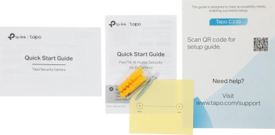 Камера видеонаблюдения IP TP-Link Tapo C230 Wi-Fi 4-4мм цв. корп.:белый
