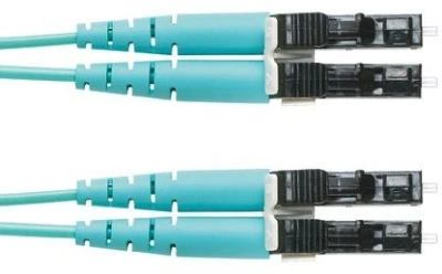 Патч-корд Panduit Opti-Core FX2ELLNSNSNM003 2x50/125 OM3 LC дуплекс-SC дуплекс 3м LSZH аквамарин