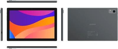 Планшет Digma CITI 1313C 4G SC9863A1 (1.6) 8C RAM3Gb ROM32Gb 10.1" IPS 1280x800 4G Android 13 темно-серый 5Mpix 2Mpix BT WiFi microSD 128Gb 6000mAh 255hrs