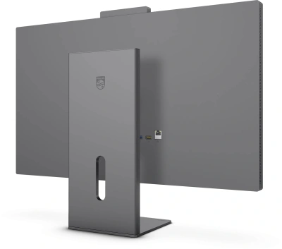 Монитор Philips 27" Brillance 27E3U7903 серый IPS LED 16:9 HDMI M/M Cam глянцевая HAS Piv 500cd 178гр/178гр 5120x2880 70Hz 5K USB 8.1кг