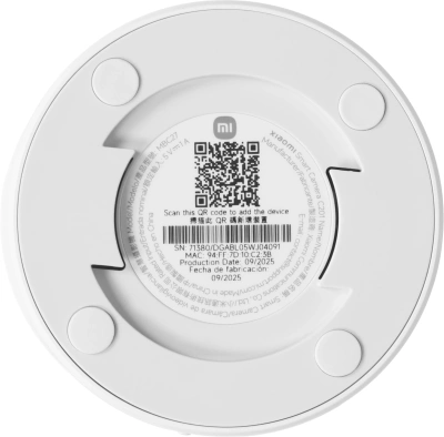 Камера видеонаблюдения IP Xiaomi C201 Wi-Fi 3.3-3.3мм цв. корп.:белый (BHR08NBGL)