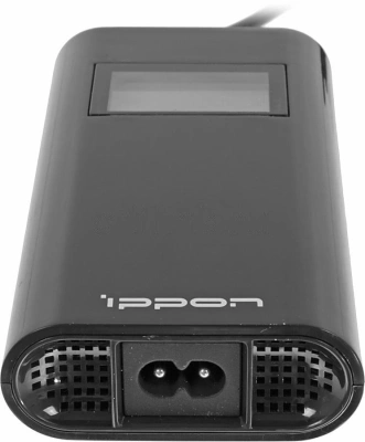 Блок питания Ippon D65U автоматический 65W 15V-19.5V 11-коннект. 3.5A от бытовой электросети LСD индикатор