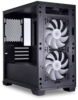 Корпус Lian-Li Lancool 205M Mesh черный без БП mATX 3x120mm 2x140mm 2xUSB3.0 audio bott PSU