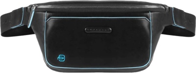 Сумка поясная мужская Piquadro Blue Square CA2174B2/N черная натур.кожа