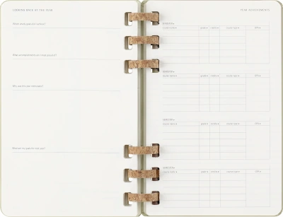 Еженедельник Moleskine ACADEMIC SPIRAL Large 150х210мм 200стр. спираль киви