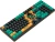 Клавиатура A4Tech AT98 Renegade черный/зеленый USB for gamer LED (AT98) кабель 1.8м