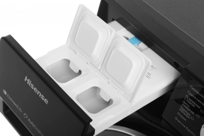Стиральная машина Hisense WD5S1045BB класс: A загр.фронтальная макс.:10.5кг (с сушкой) черный инвертор